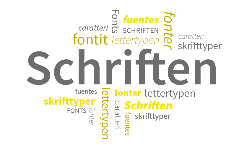 GRAF CREATIVES - Expertise - Fonts